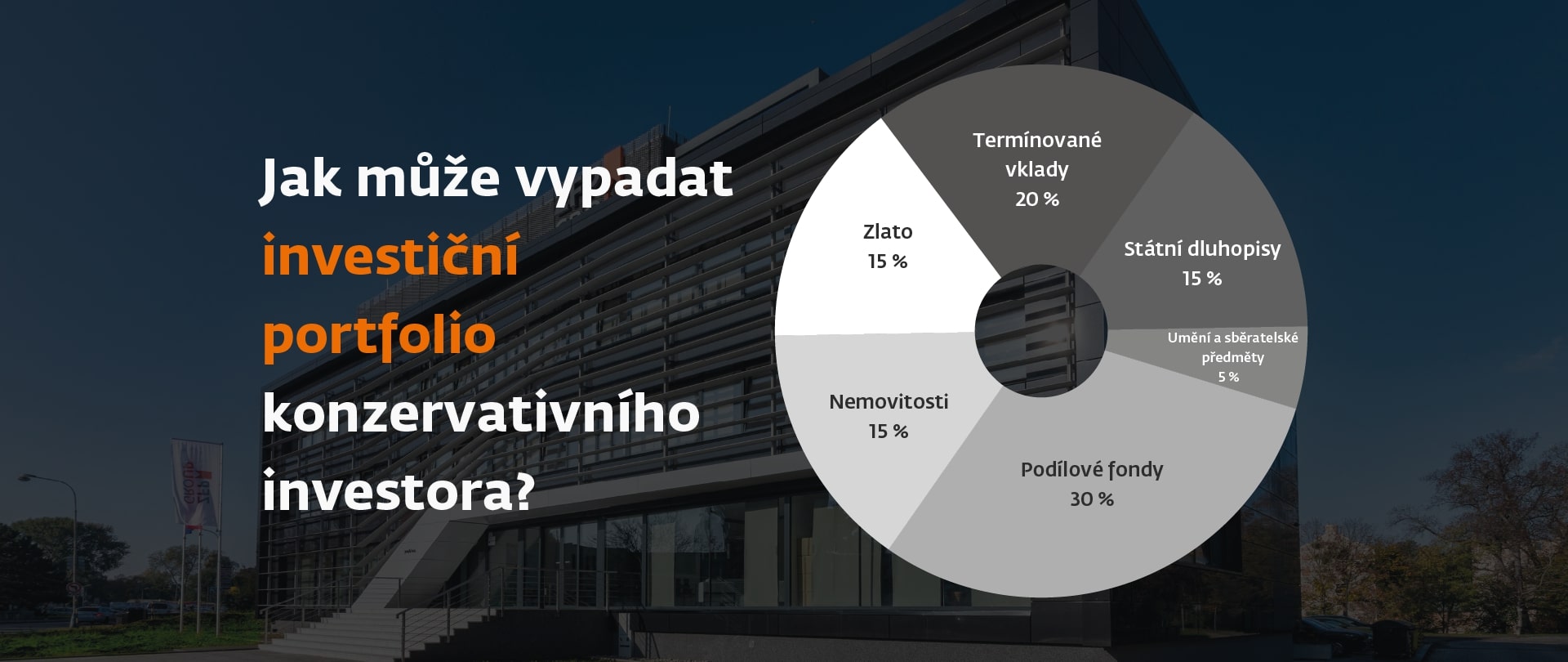 Příklad rozložení portfolia