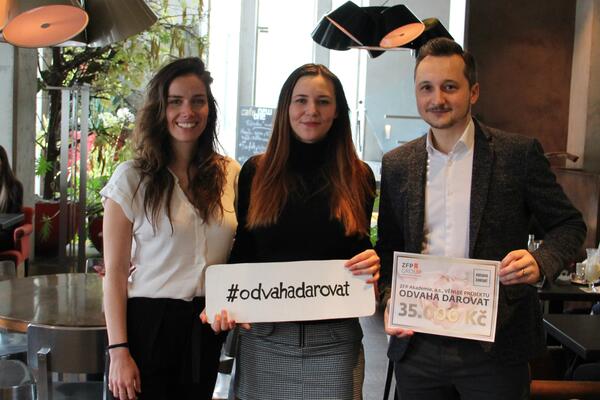 Projekt Odvaha darovat přináší novou formu pomoci potřebným